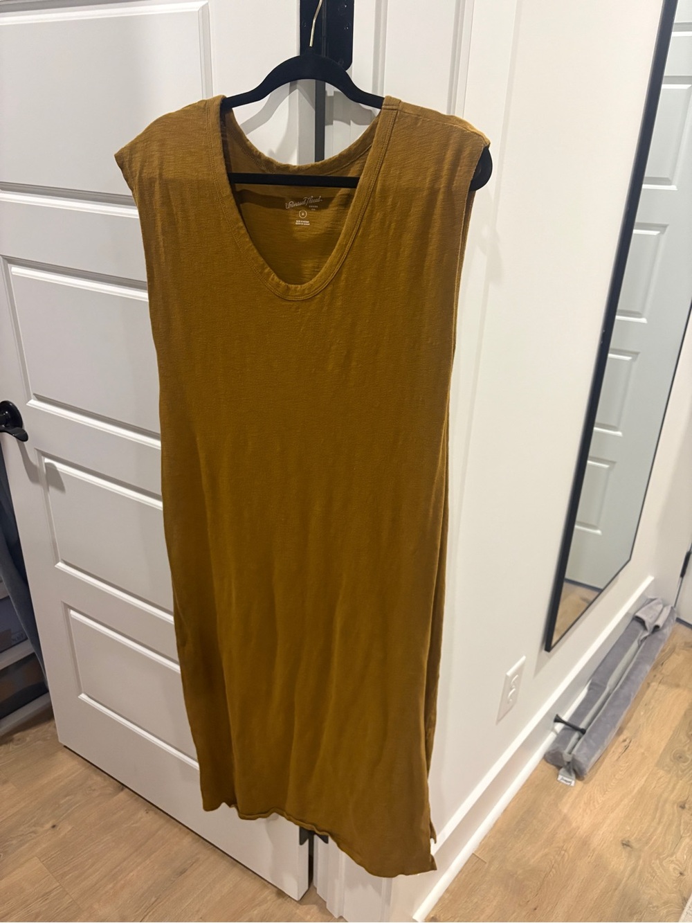 Universal Thread Mustard Knit Sleeveless Dress